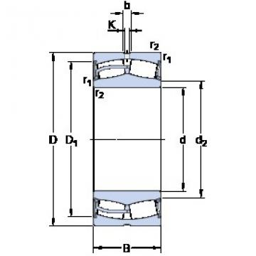 150 mm x 250 mm x 100 mm SKF 24130-2CS5/VT143 Rolamentos esféricos